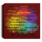 Paint Splatter Deluxe Square Canvas -Be the Nice Kid