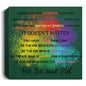 Paint Splatter Deluxe Square Canvas -Be the Nice Kid