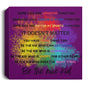 Paint Splatter Deluxe Square Canvas -Be the Nice Kid