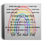 Rainbow Square Canvas -Be the Nice Kid
