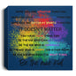 Paint Splatter Deluxe Square Canvas -Be the Nice Kid