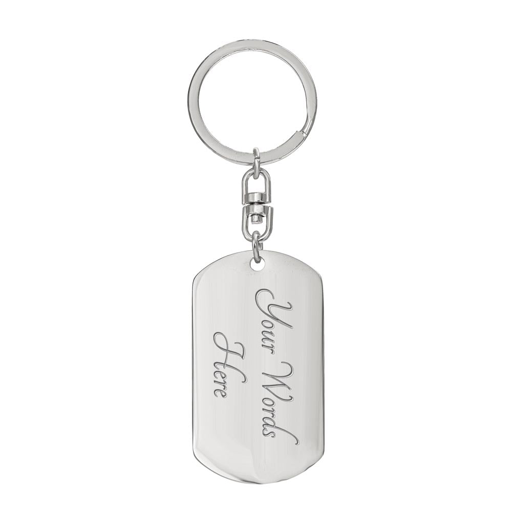 NV USA to Mexico Clear background Keychain
