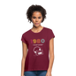 Women's Relaxed Fit T-Shirt - burgundy