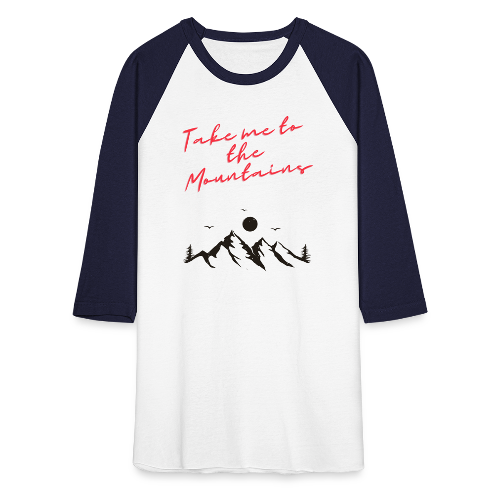 Baseball T-Shirt - white/navy