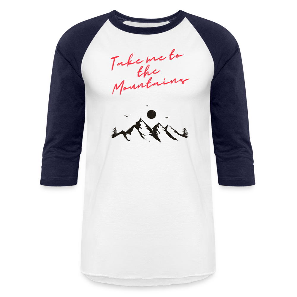 Baseball T-Shirt - white/navy