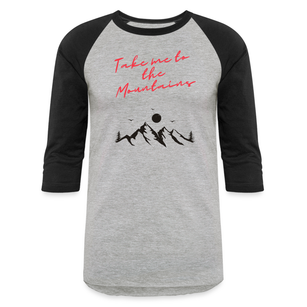 Baseball T-Shirt - heather gray/black
