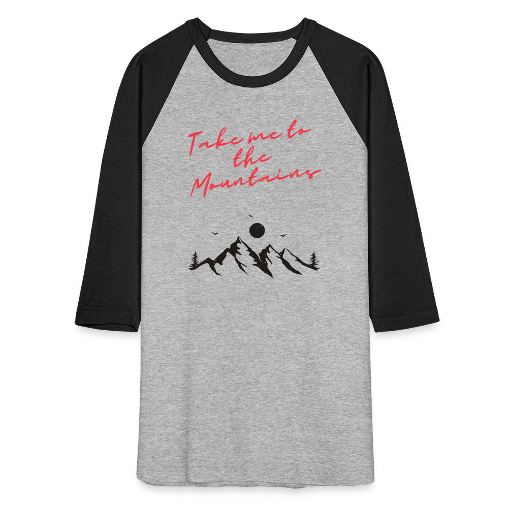 Baseball T-Shirt - heather gray/black