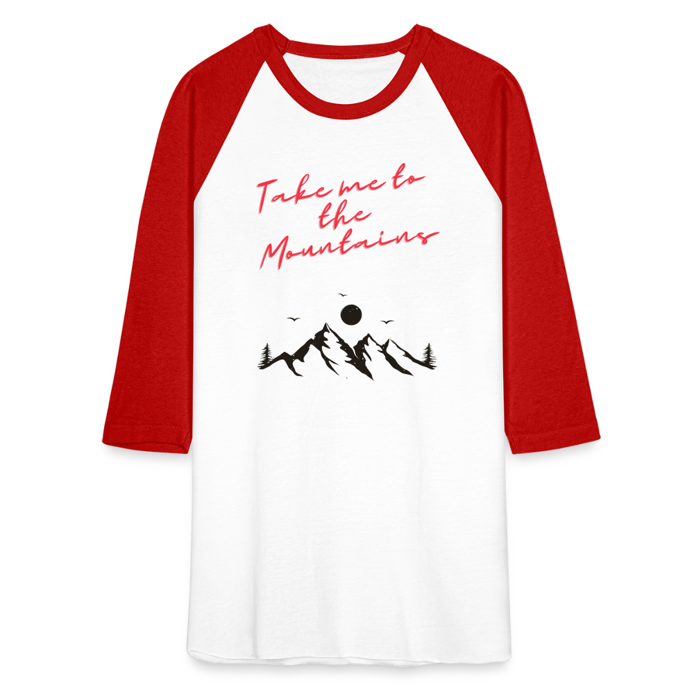 Baseball T-Shirt - white/red