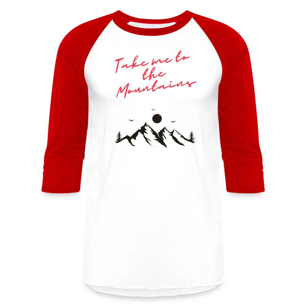 Baseball T-Shirt - white/red