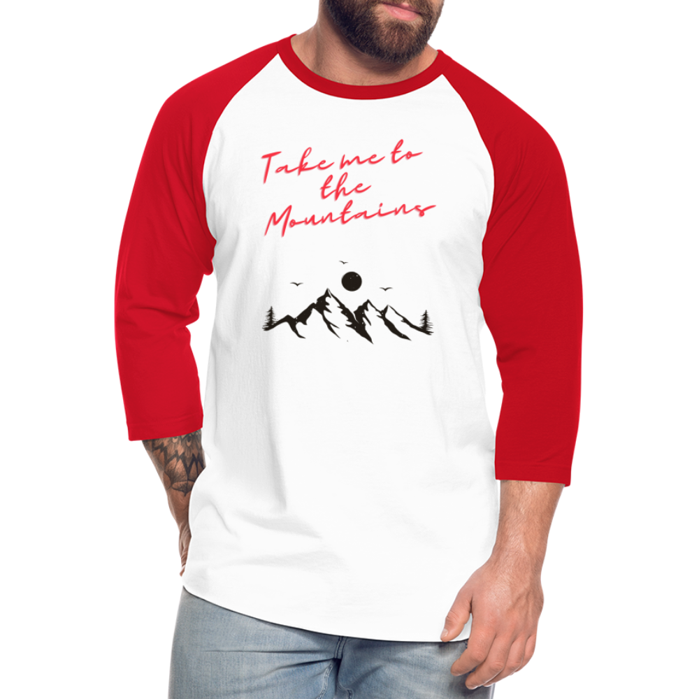 Baseball T-Shirt - white/red