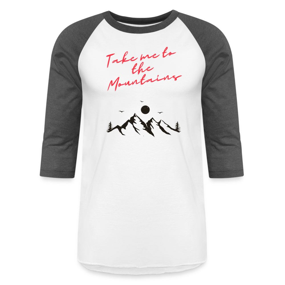 Baseball T-Shirt - white/charcoal
