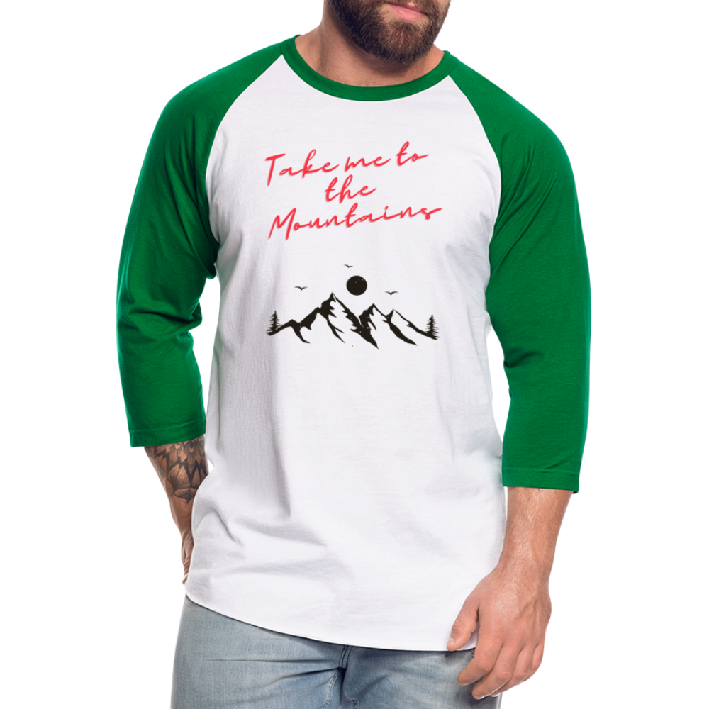 Baseball T-Shirt - white/kelly green