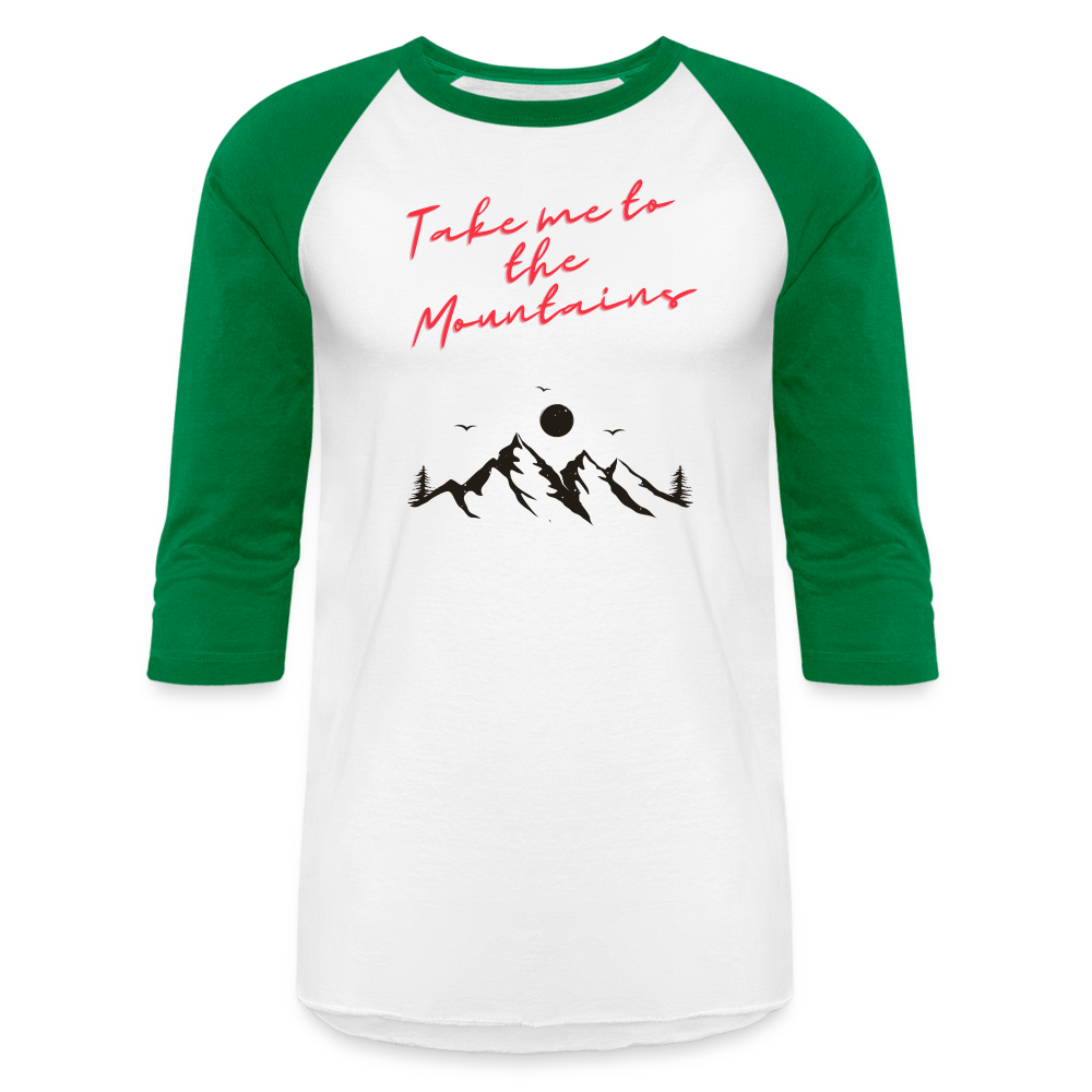Baseball T-Shirt - white/kelly green