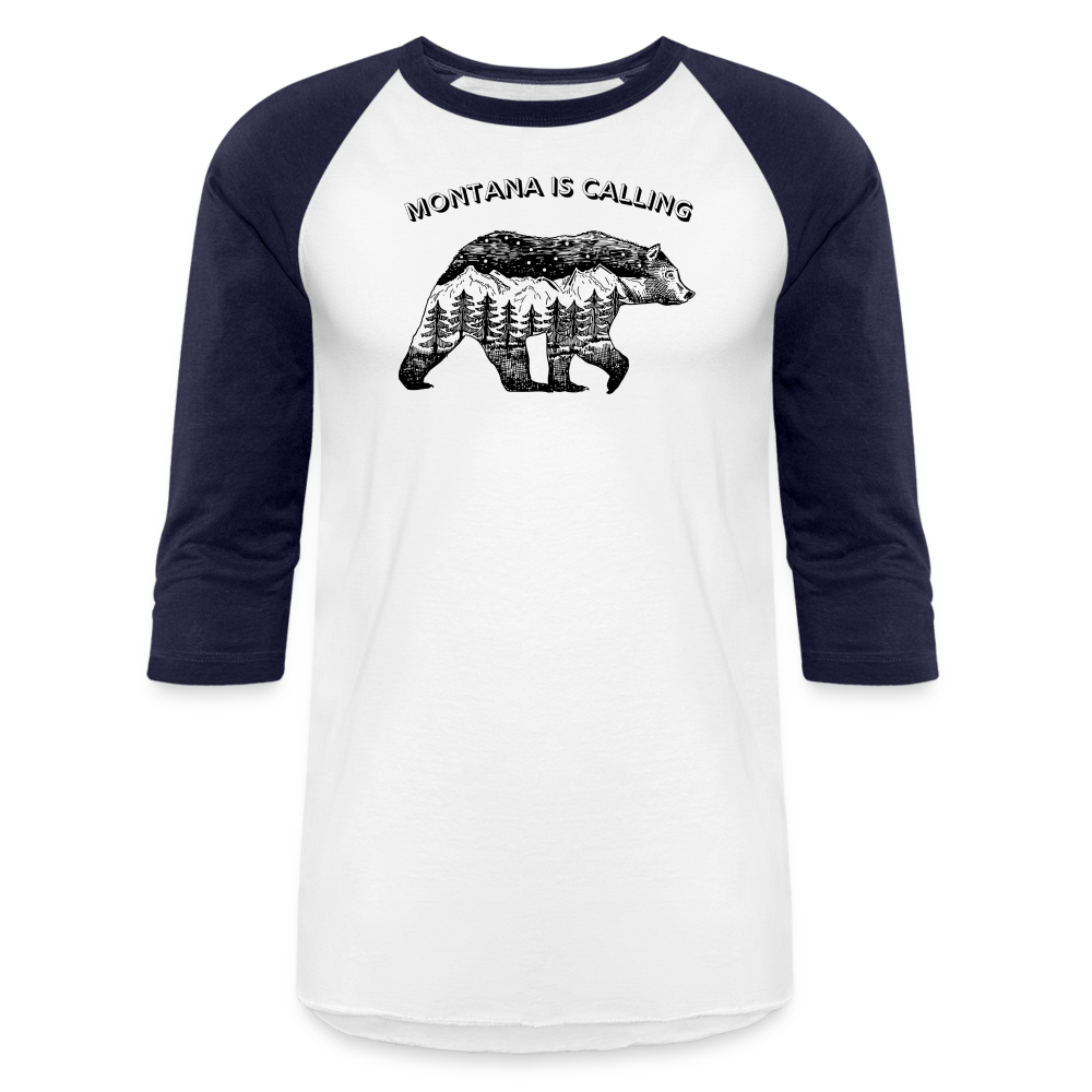 Baseball T-Shirt - white/navy