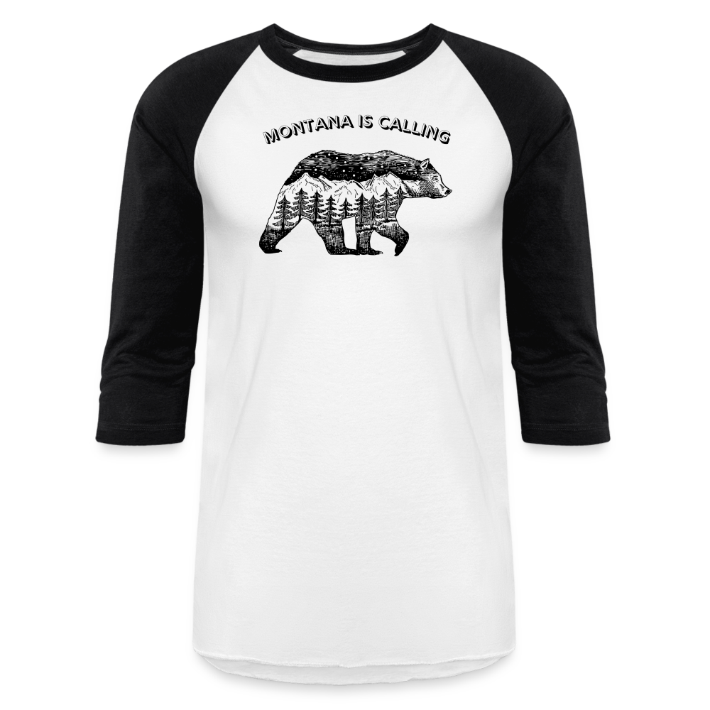 Baseball T-Shirt - white/black