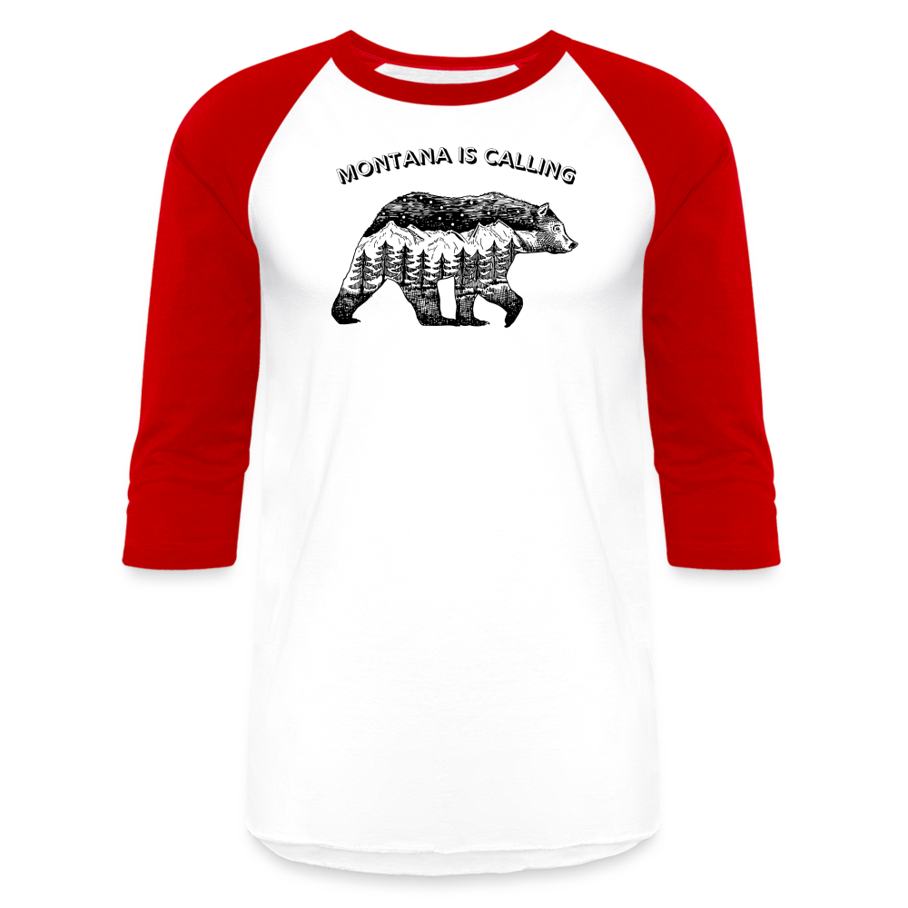 Baseball T-Shirt - white/red