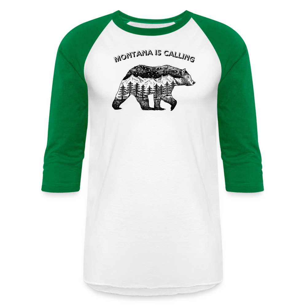 Baseball T-Shirt - white/kelly green
