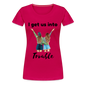 I get us INTO Trouble - dark pink
