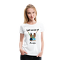 Women’s Premium T-Shirt-OUT OF TROUBLE - white