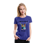 Women’s Premium T-Shirt-OUT OF TROUBLE - royal blue