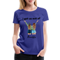 Women’s Premium T-Shirt-OUT OF TROUBLE - royal blue