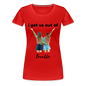 Women’s Premium T-Shirt-OUT OF TROUBLE - red
