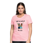 Women’s Premium T-Shirt-OUT OF TROUBLE - pink