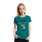 Women’s Premium T-Shirt-OUT OF TROUBLE - teal