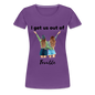 Women’s Premium T-Shirt-OUT OF TROUBLE - purple