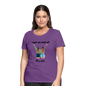Women’s Premium T-Shirt-OUT OF TROUBLE - purple