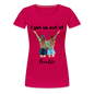 Women’s Premium T-Shirt-OUT OF TROUBLE - dark pink