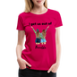 Women’s Premium T-Shirt-OUT OF TROUBLE - dark pink