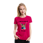 Women’s Premium T-Shirt-OUT OF TROUBLE - dark pink