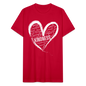 KINDNESS WORDS T-Shirt Bella + Canvas - red