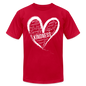 KINDNESS WORDS T-Shirt Bella + Canvas - red