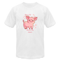Bacon My Heart Bella + Canvas shirt - white