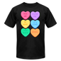 Candy Hearts Bella + Canvas Shirt - black