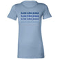 Ladies' Favorite T-Shirt-Blue -Love Like Jesus