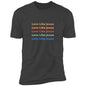 Short Sleeve Tee-Rainbow Jesus
