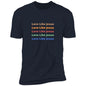 Short Sleeve Tee-Rainbow Jesus