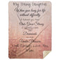 60x80 Mink Sherpa Blanket-Strong Daughter