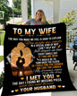 50x60 You make me Smile- Premium Mink Sherpa Blanket