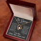 I'm Sorry for Hurting You--I Love You Handwriting--Gray--Forever Love Necklace