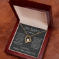 I'm Sorry For Hurting You--I Love You--Gray Bold--Forever Love Necklace