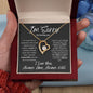 I'm Sorry for Hurting You--I Love You Handwriting--Gray--Forever Love Necklace