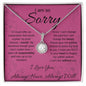 I Am So Sorry--Pink-Eternal Hope Necklace
