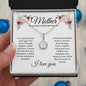 Mother--Connected By Love--White/Flowers--Eternal Hope Necklace
