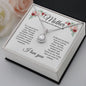 Mother--Connected By Love--White/Flowers--Eternal Hope Necklace