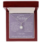 I Am So Sorry-Purple Eternal Love Necklace