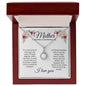 Mother--Connected By Love--White/Flowers--Eternal Hope Necklace